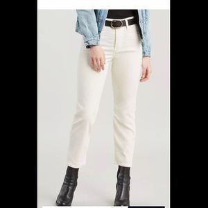 White Corduroy Levi’s. Size 29.